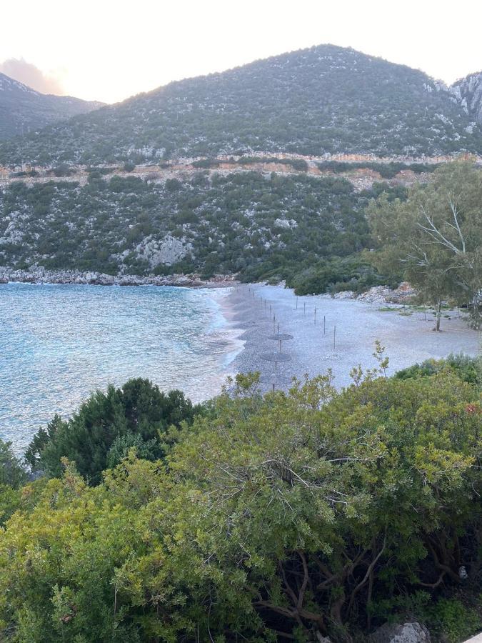 Secret Arcadia Bay - Maisonette Breathtaking Sea & Mountain View-Just On The Beach Agios Andreas  Eksteriør billede