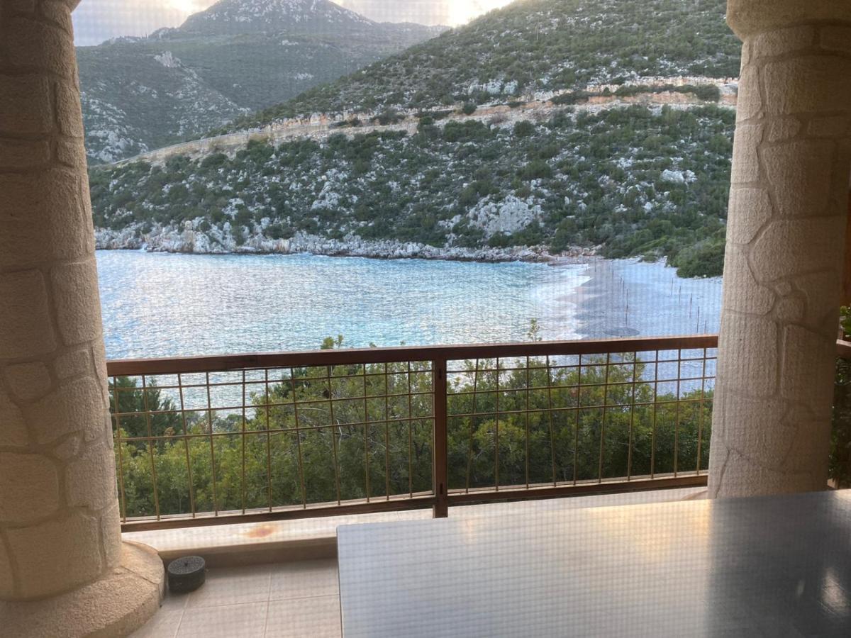 Secret Arcadia Bay - Maisonette Breathtaking Sea & Mountain View-Just On The Beach Agios Andreas  Eksteriør billede