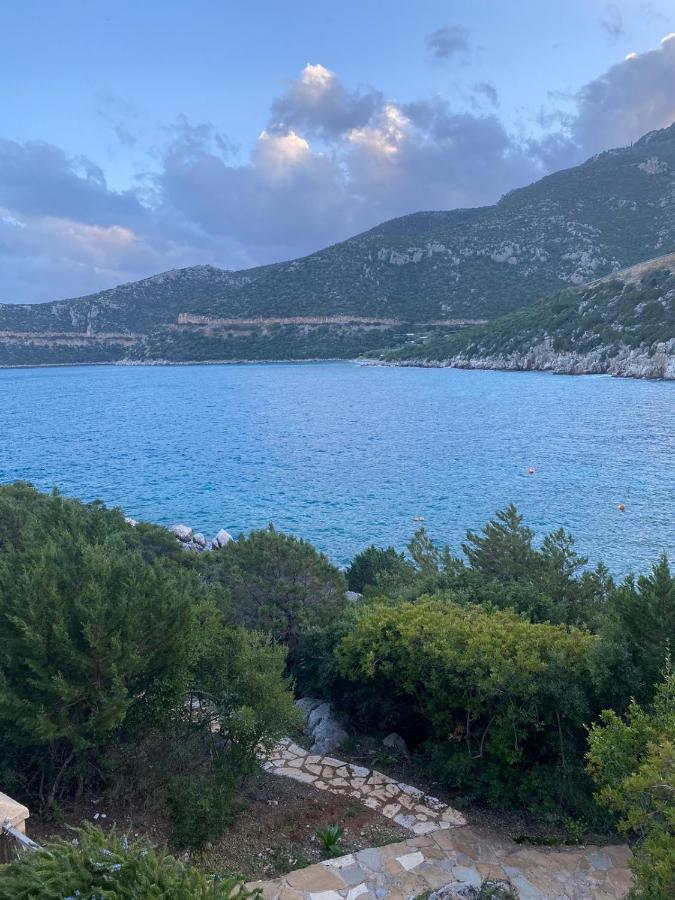 Secret Arcadia Bay - Maisonette Breathtaking Sea & Mountain View-Just On The Beach Agios Andreas  Eksteriør billede