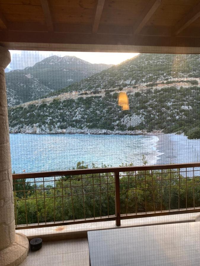 Secret Arcadia Bay - Maisonette Breathtaking Sea & Mountain View-Just On The Beach Agios Andreas  Eksteriør billede